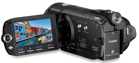Canon VIXIA HF S11 camcorder i användarvy