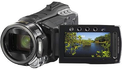 JVC Everio GZ-HM400 HD kamera i svart