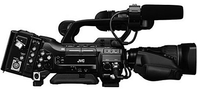 JVC PROHD GY-HM790 camcorder från sidan
