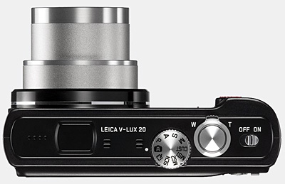 Leica V-Lux 20 ovanifrån